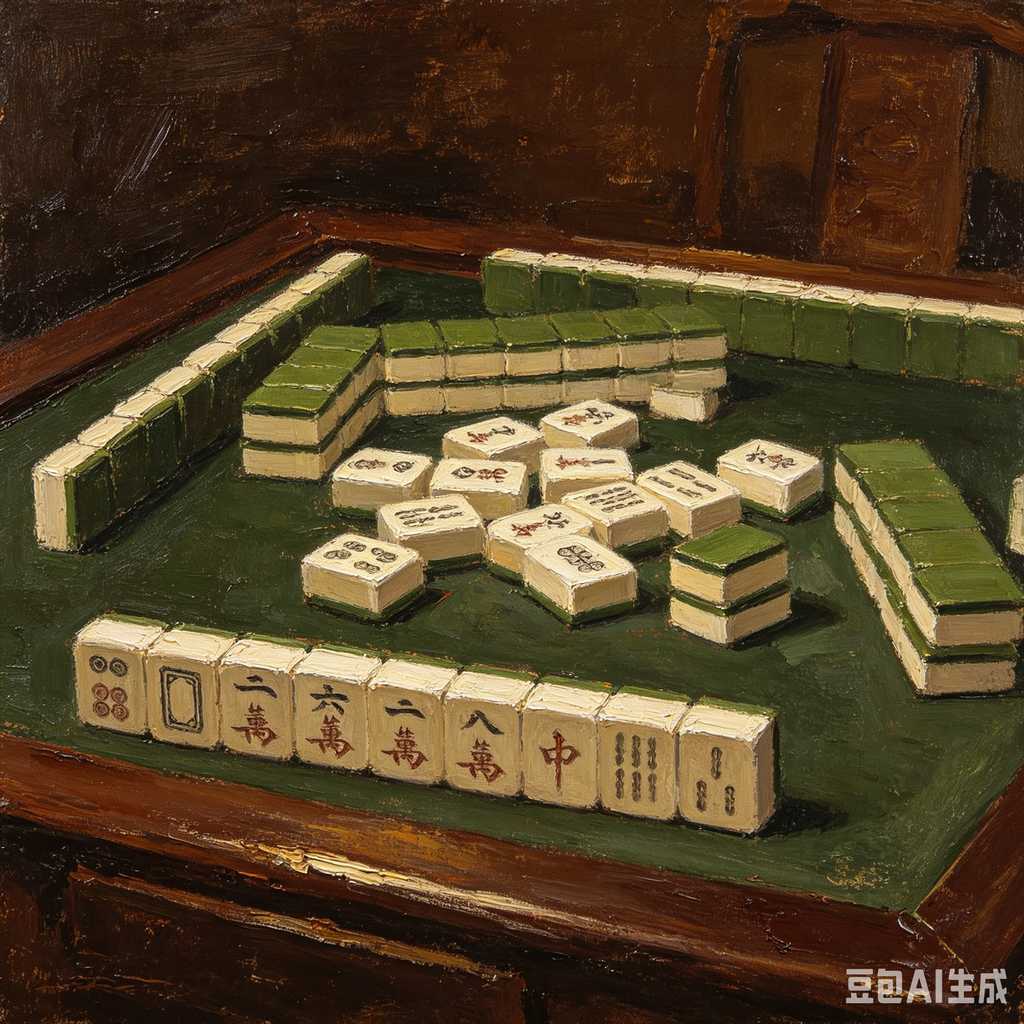 matte finish mahjong set
