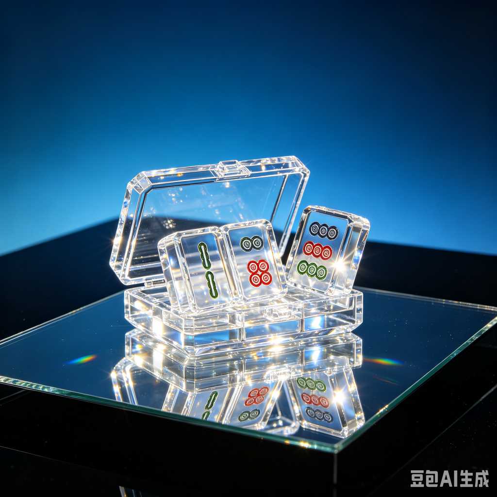 printed logo mahjong set